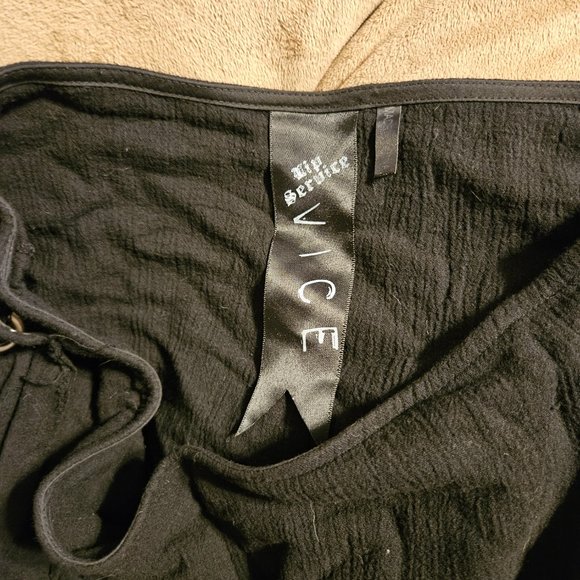 Lip Service Dead and Gone Gauze Skirt Goth Cyber - Picture 3 of 3